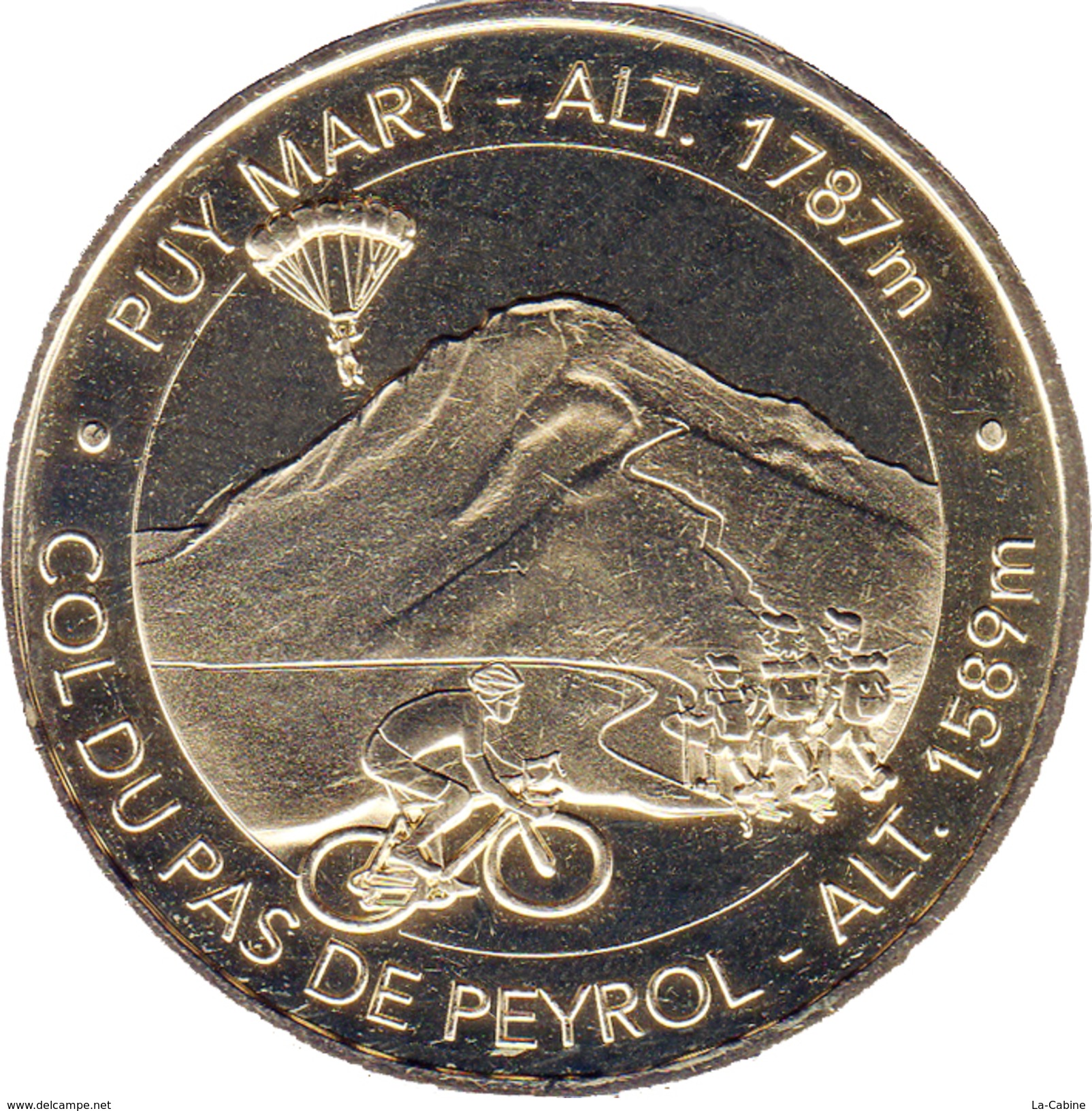 15 LE CLAUX PUY MARY N°3 MÉDAILLE TOURISTIQUE MONNAIE DE PARIS 2017 JETON TOKENS MEDALS COINS - 2017