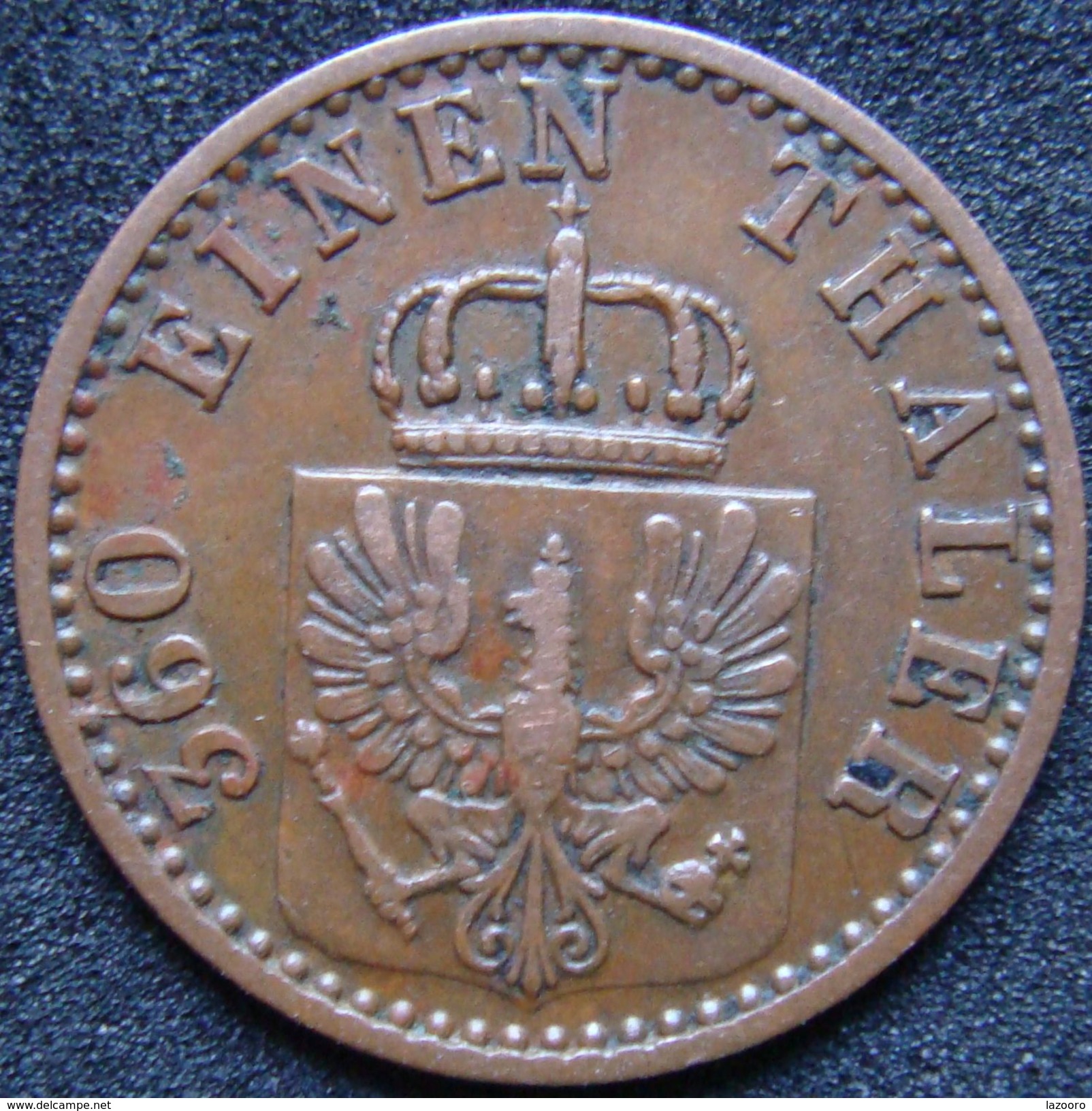 Germany Prussia 1/360 Thaler 1 Pfenning 1871 A - Piccole Monete & Altre Suddivisioni