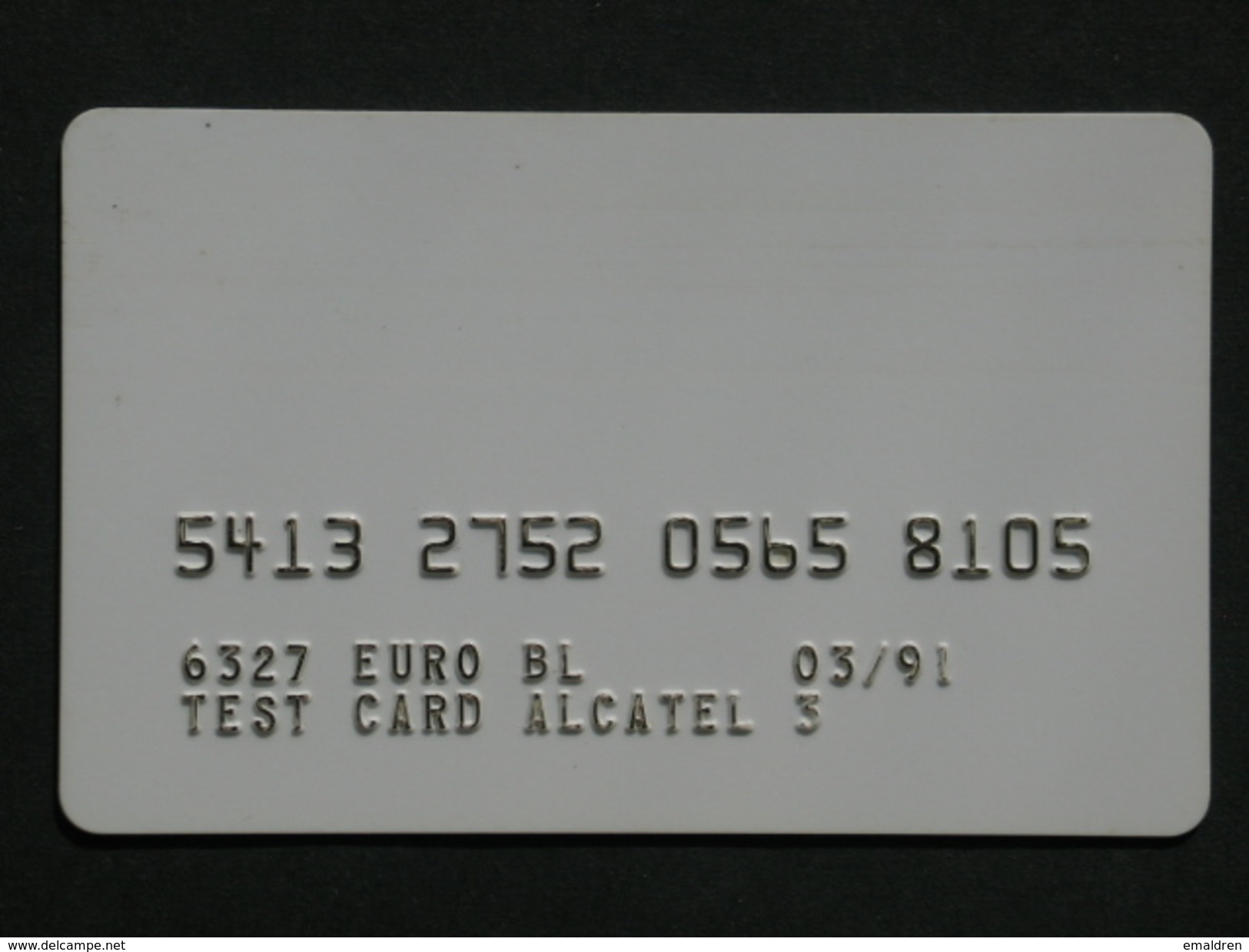 TEST CARD ALCATEL 3 - [3] Dienst & Test