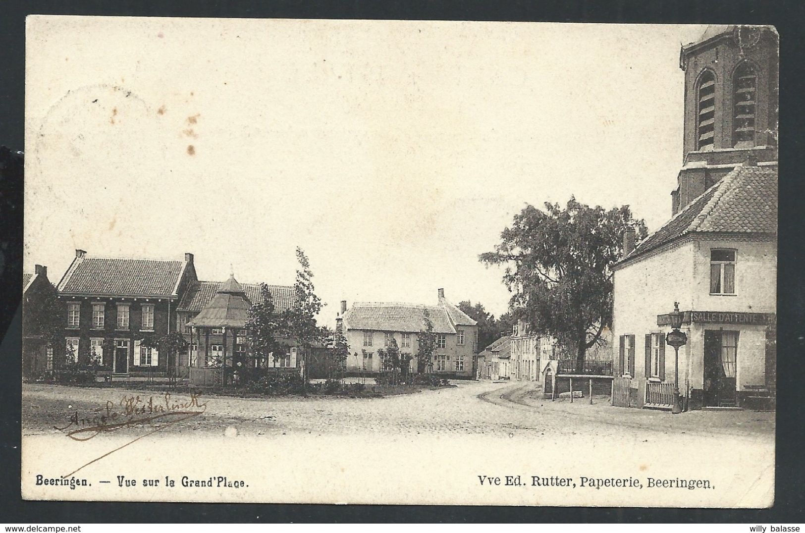 CPA - BEERINGEN - BERINGEN - Vue Sur La Grand'Place - Kiosque    // - Beringen