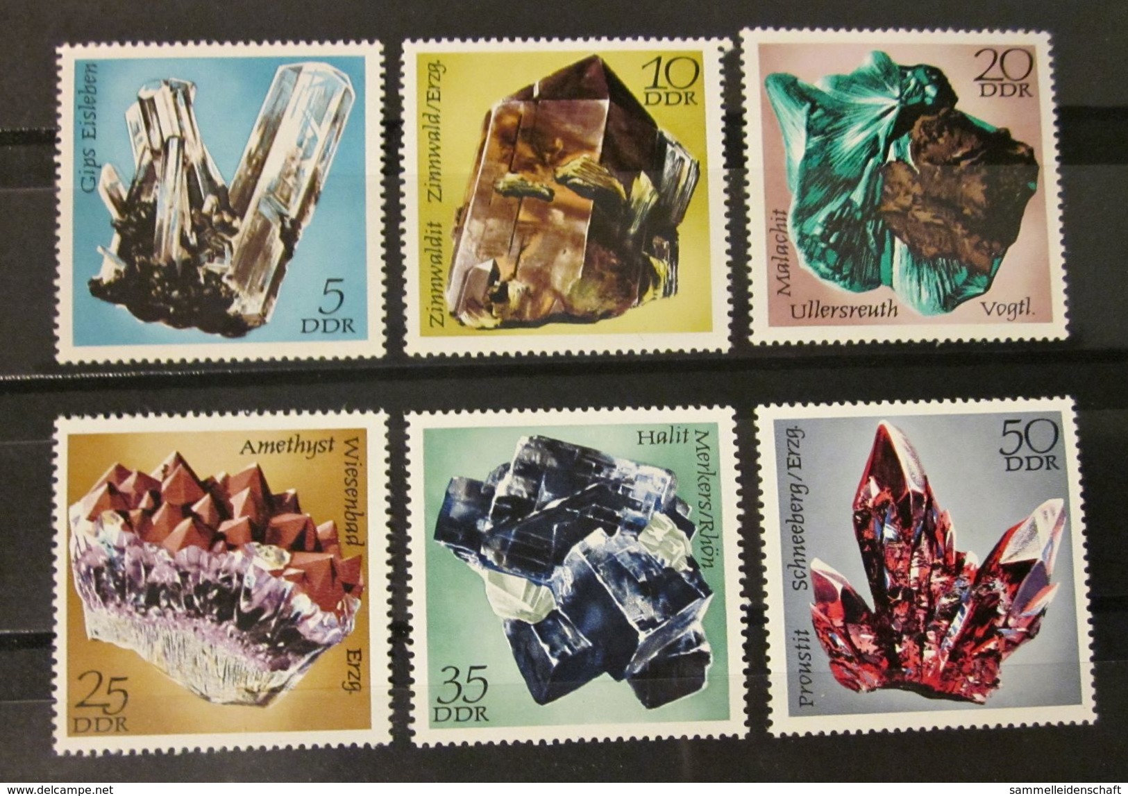 Briefmarken DDR Satz Deutschland Minerale 1972 Postfrisch - Ungebraucht