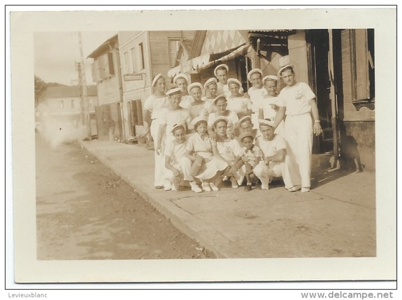 Photographie/ Groupe De Marins En Goguette//Marine Militaire/ Vers 1930-1950     MAR28 - Barcos