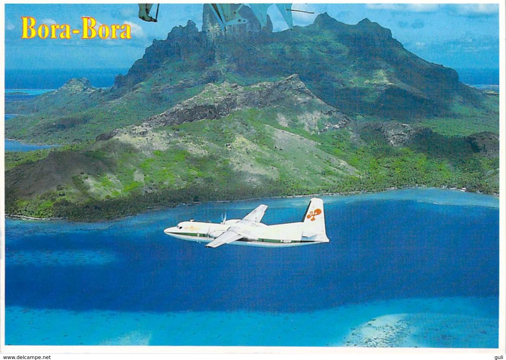 Polynésie Française -BORA- BORA Vol Des Iles -Inter Island Flight  (aviation Avion Plane) A. SYLVAIN Tahiti * PRIX FIXE - Polynésie Française