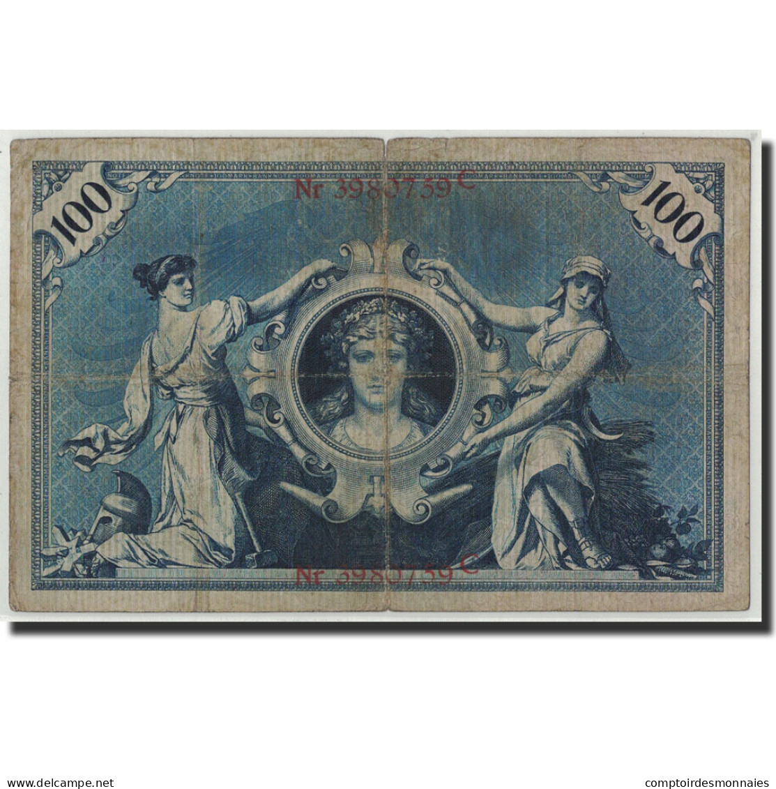 Billet, Allemagne, 100 Mark, 1903, 1903-04-17, KM:22, B+ - 100 Mark