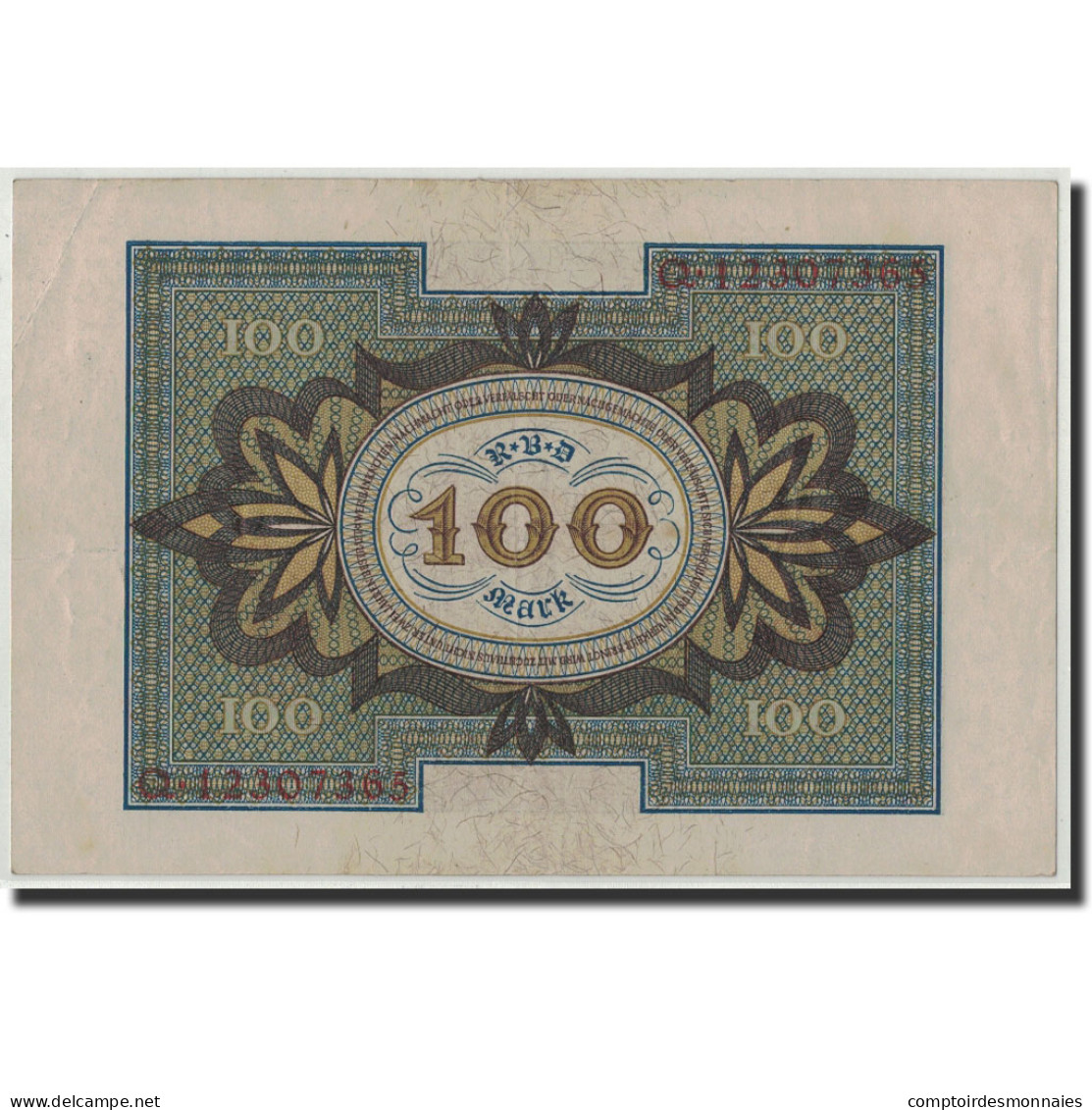 Billet, Allemagne, 100 Mark, 1920, 1920-11-01, KM:69b, TTB+ - 100 Mark