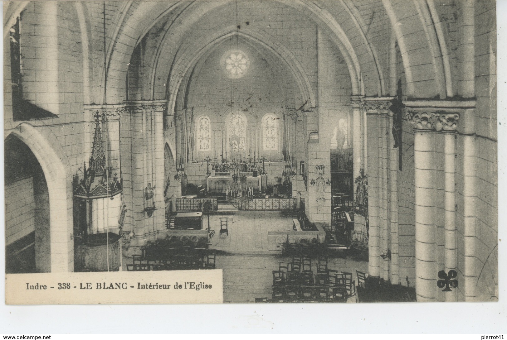 LE BLANC - Intérieur De L'Eglise - Le Blanc