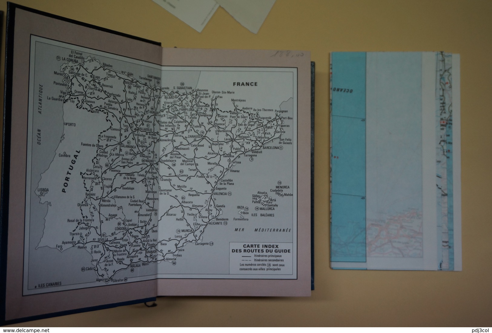 Guide Bleu Hachette - Espagne ; 1982 ; Etui Cartonné D'origine - Viajes