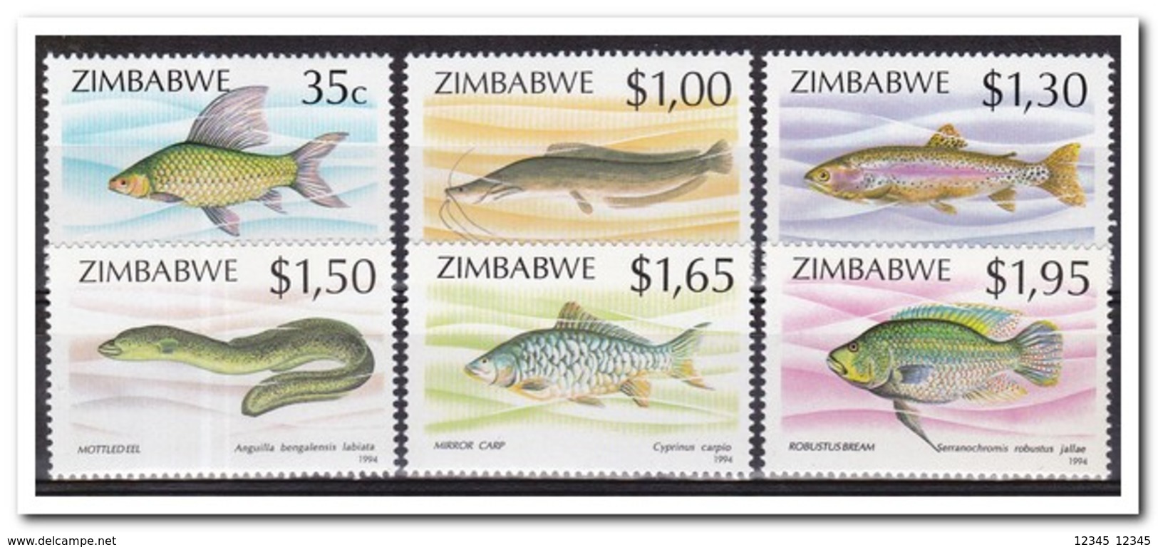 Zimbabwe 1994, Postfris MNH, Fish - Zimbabwe (1980-...)