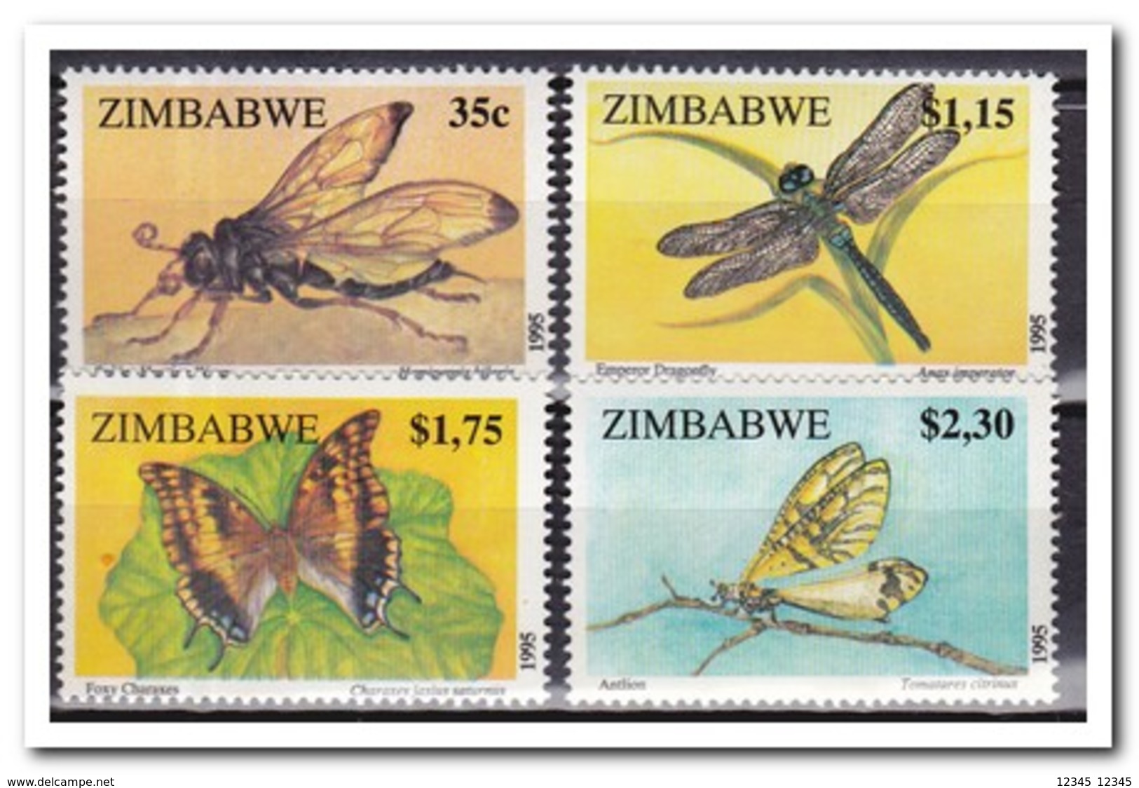 Zimbabwe 1994, Postfris MNH, Insects, Butterflies - Zimbabwe (1980-...)