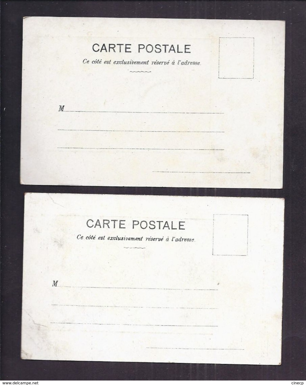 Lot De 2 CPA ARTISTE SPECTACLE FEMME - Publicité Maison Au Coin De Rue Terron & Cie Avignon - Frise Art Nouveau - Avignon