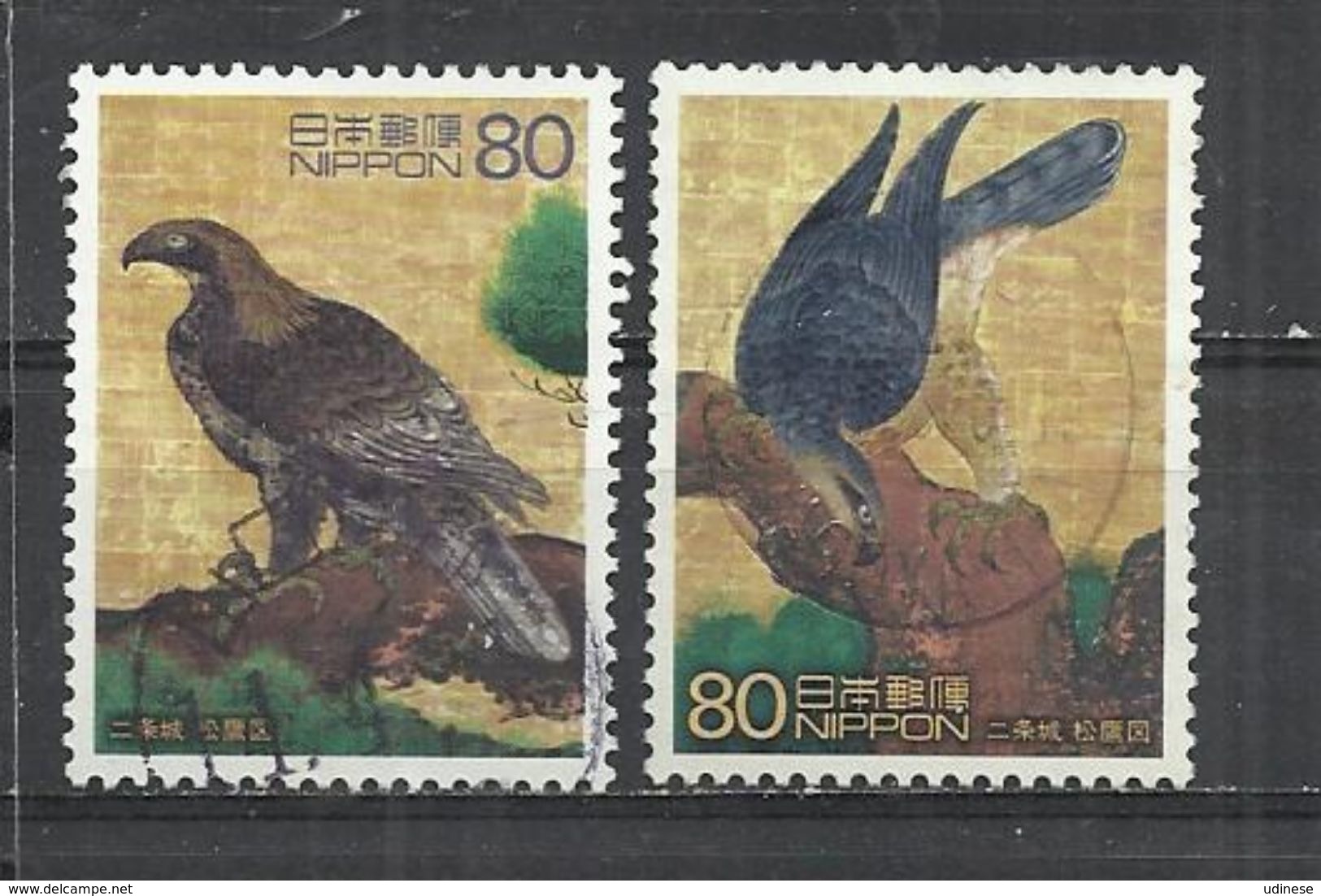 JAPAN 2002 - WORLD HERITAGE - BIRDS - CPL. SET - USED OBLITERE GESTEMPELT USADO - Other & Unclassified