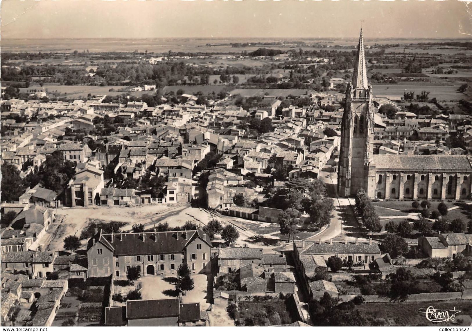 17-MARENNES- VUE PANORAMIQUE AERIENNE - Marennes