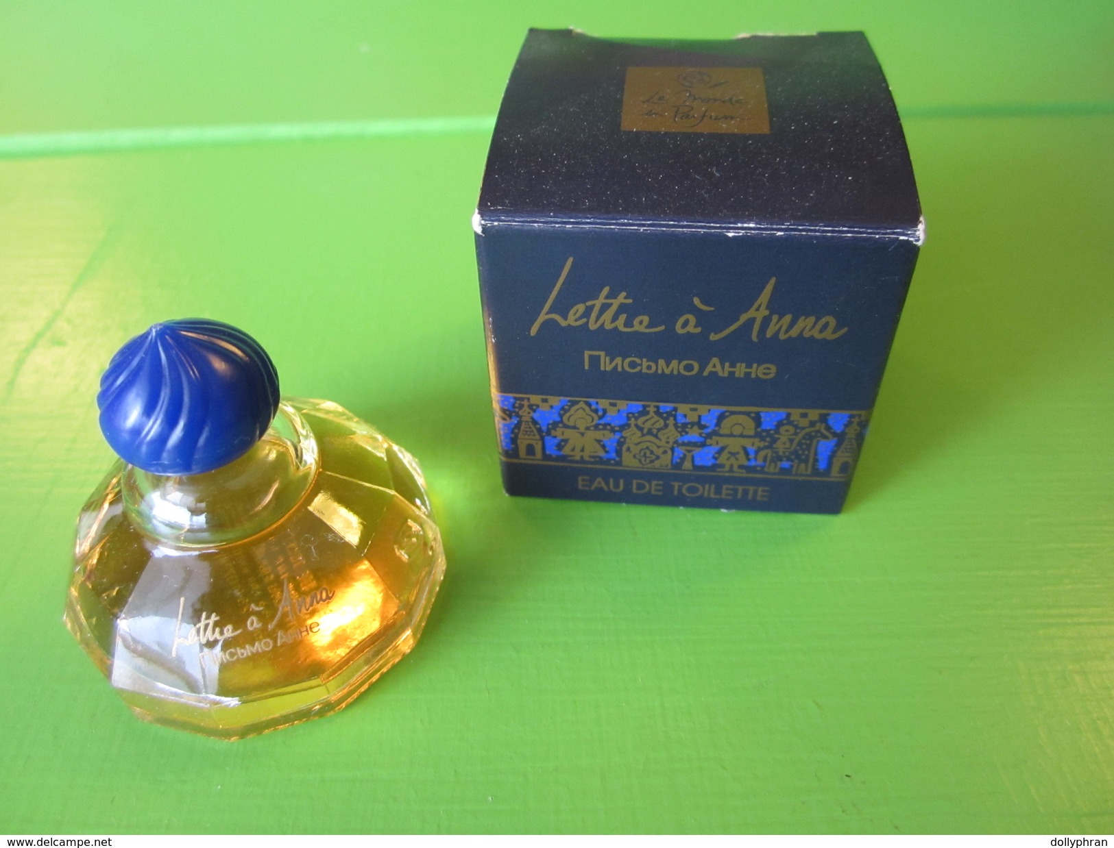 COLLECTION MINIATURE DE PARFUM LE MONDE EN PARFUM LETTRE A ANNA  EAU DE TOILETTE 7.5 ML PLEIN + BOITE - Miniatures Femmes (avec Boite)