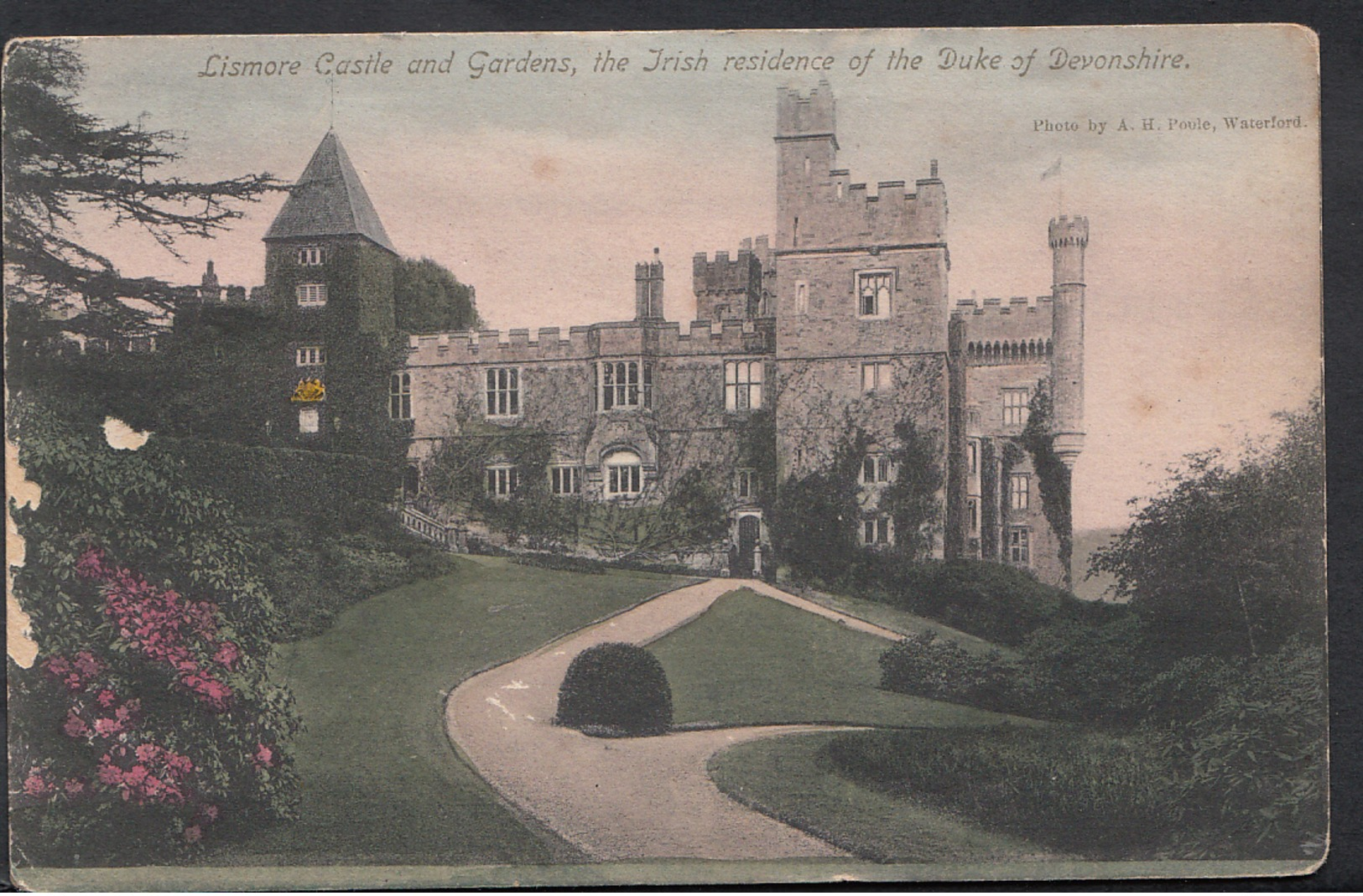 Ireland Postcard - Lismore Castle And Gardens, The Irish Residence Of The Duke Of Devonshire  DC641 - Waterford