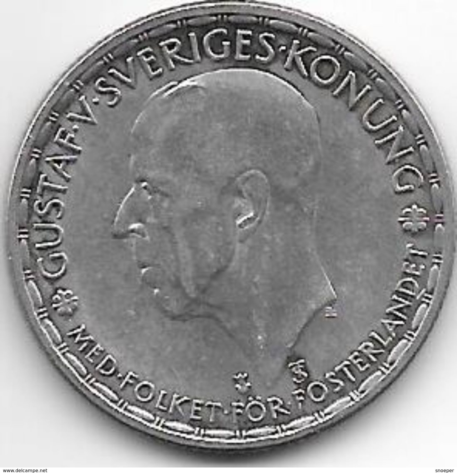 *sweden 1 Krona  1948 Km 814   XF+ - Suède