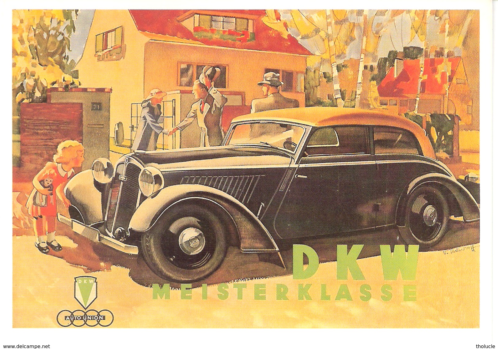DKW Auto-Union-Meisterklasse-V. Mündorff-1939-Voiture De Tourisme - Toerisme