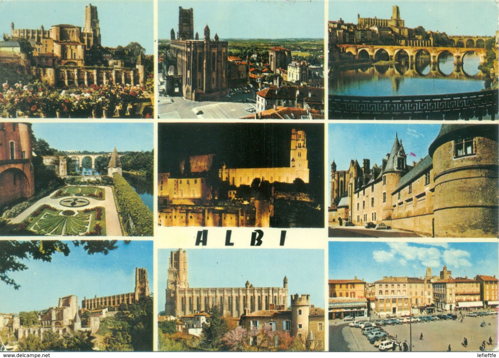 France - Albi Ville D'art - 1986 - Multivues - S.A. Cartes Postales Apa Poux Albi Nº S.15 - Ecrite, Timbrée, Circ. - Albi