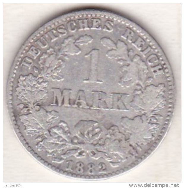 Empire. 1 Mark 1882  J (HAMBOURG)    , En Argent - 1 Mark