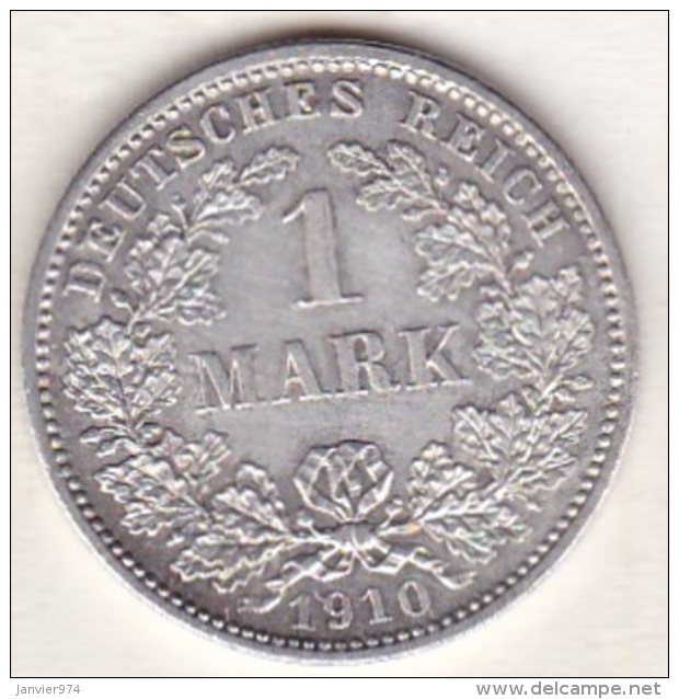 Empire. 1 Mark 1910 D (MUNICH)   , En Argent - 1 Mark