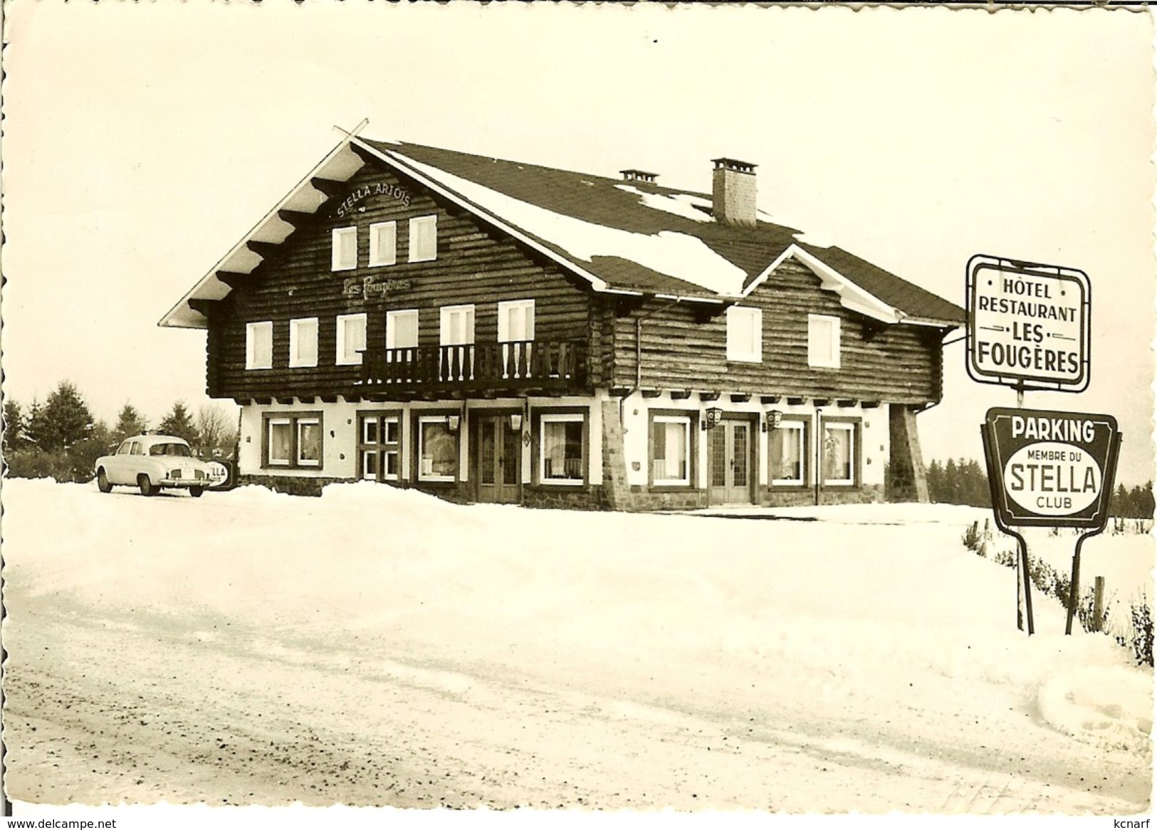 CP De BARAQUE FRAITURE " Café-hotel-restaurant LES FOUGERES " - Manhay