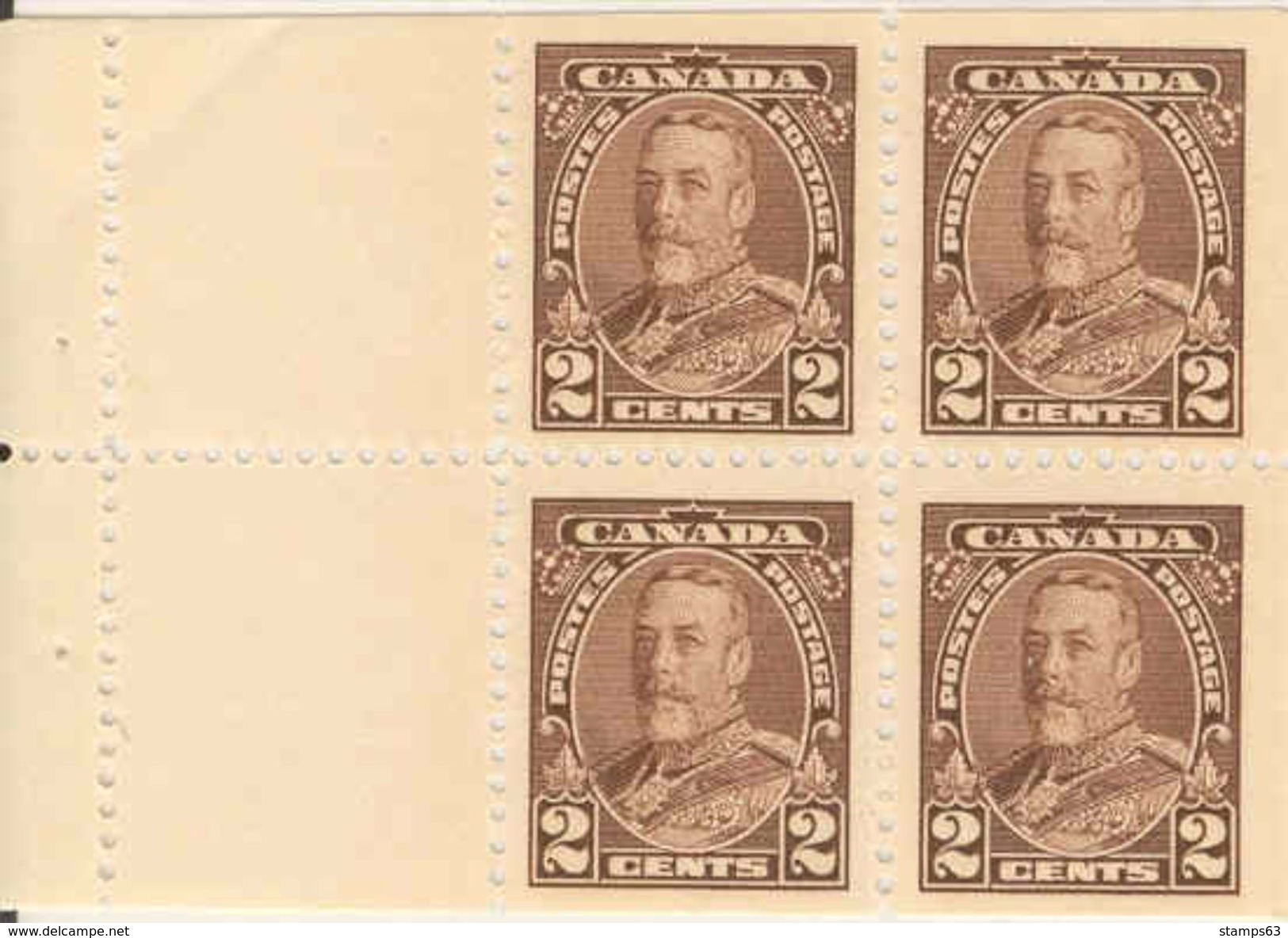CANADA, 1935, All Bookletpanes Of  25a: 4x1c, 4x2c, 4x3c - Volledige Velletjes