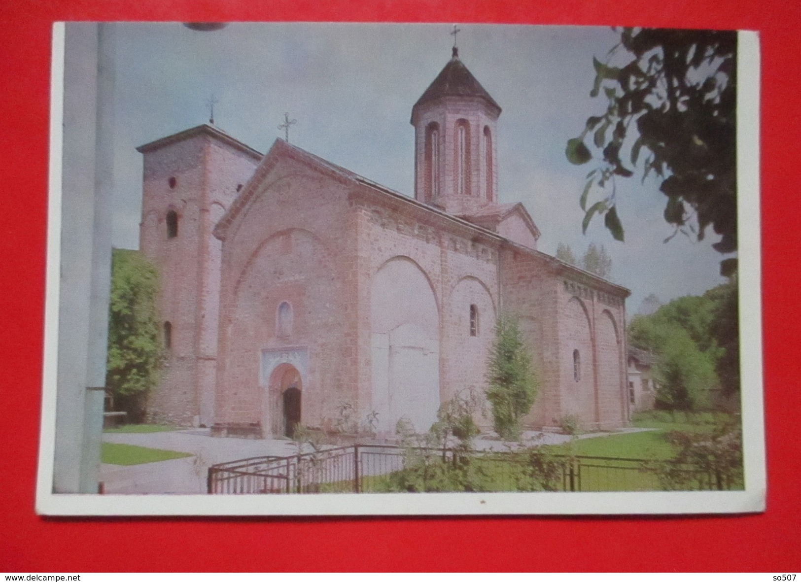 C2-Postcard-Orthodox Monastery Raca On The Drina River,near Bajina Basta - Serbien