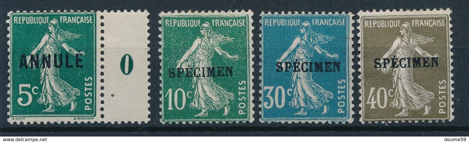 BM-156: FRANCE : Lot  Avec  Timbres * Lourdes, 2ème Choix N°137-159-192-193 - Instructional Courses