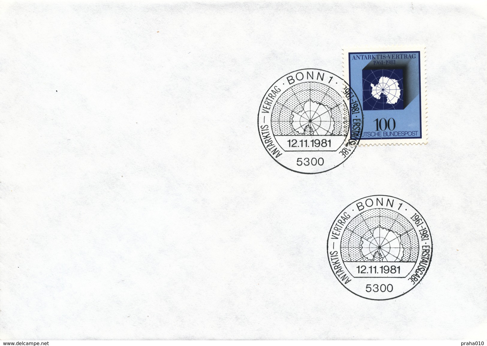 L4278 - BRD (1981) 5300 Bonn 1: Antarctic Treaty 1961-1981 - Antarktisvertrag