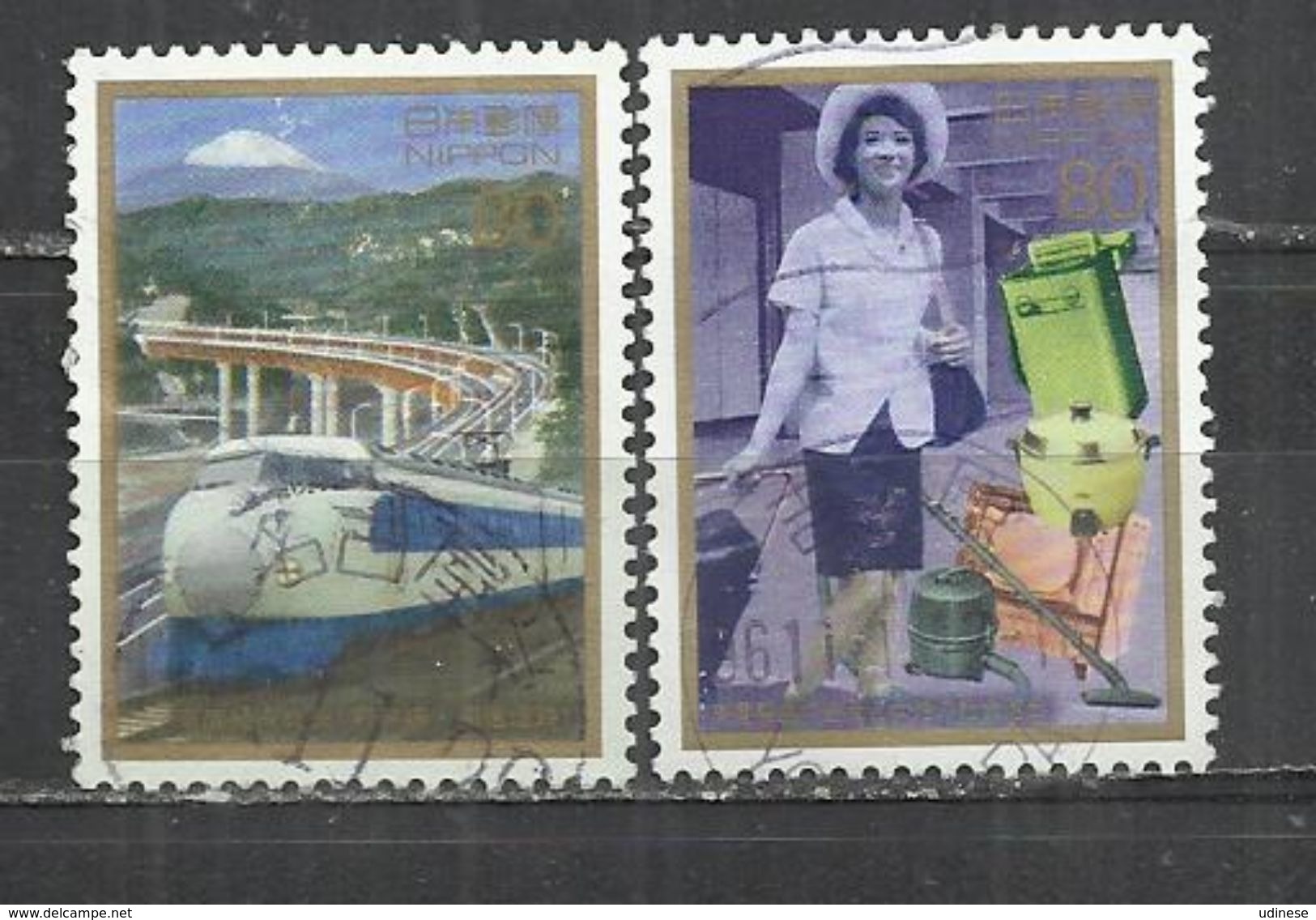 JAPAN 1996 - 50 POSTWAR MEMORABLE YEARS 3 - CPL. SET - OBLITERE USED GESTEMPELT USADO - Used Stamps