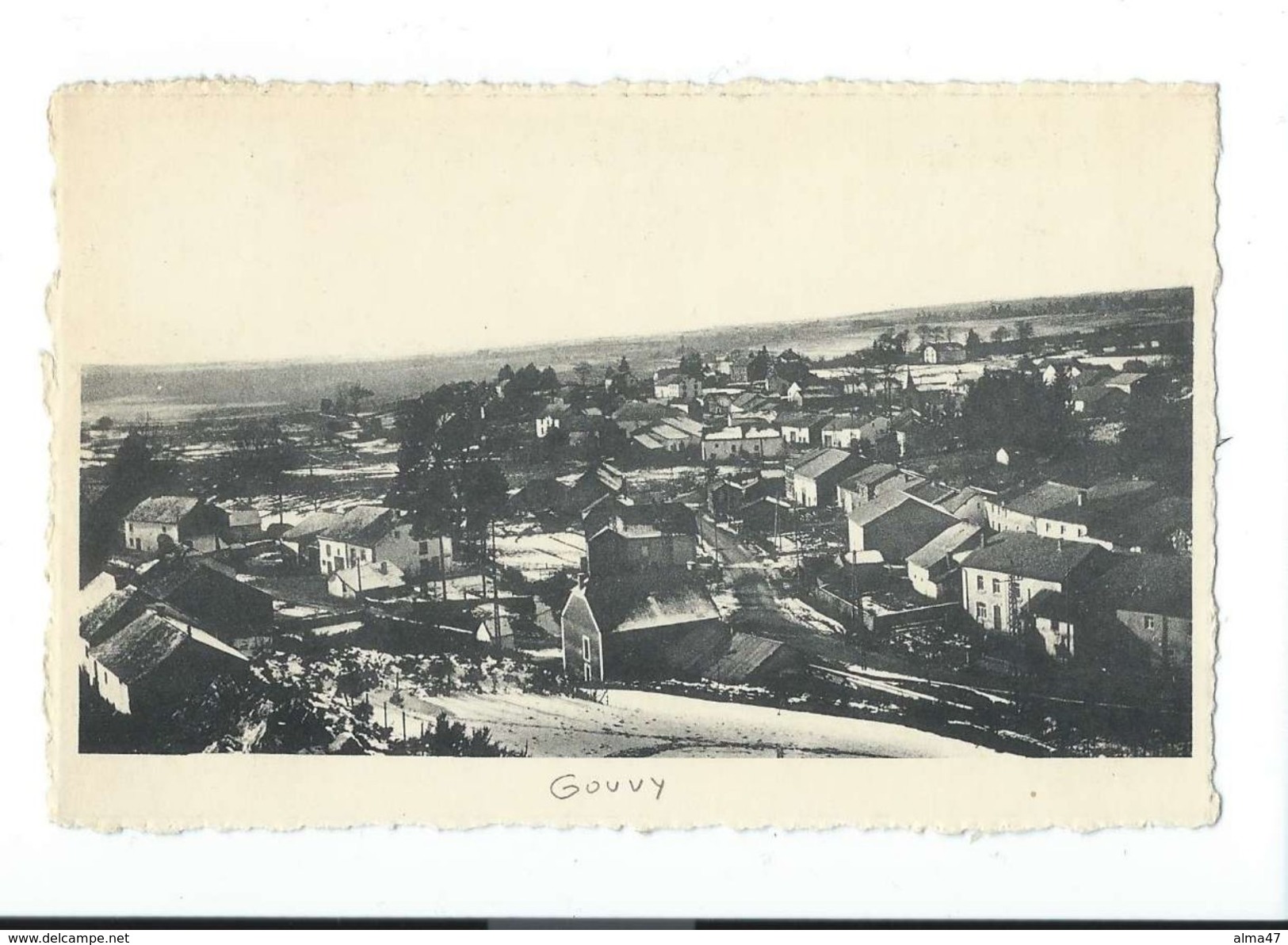 Ourthe Village De La Commune De Gouvy. Panorama - Circulé Vers 1960 - Photo Morsomme, Gouvy - Gouvy