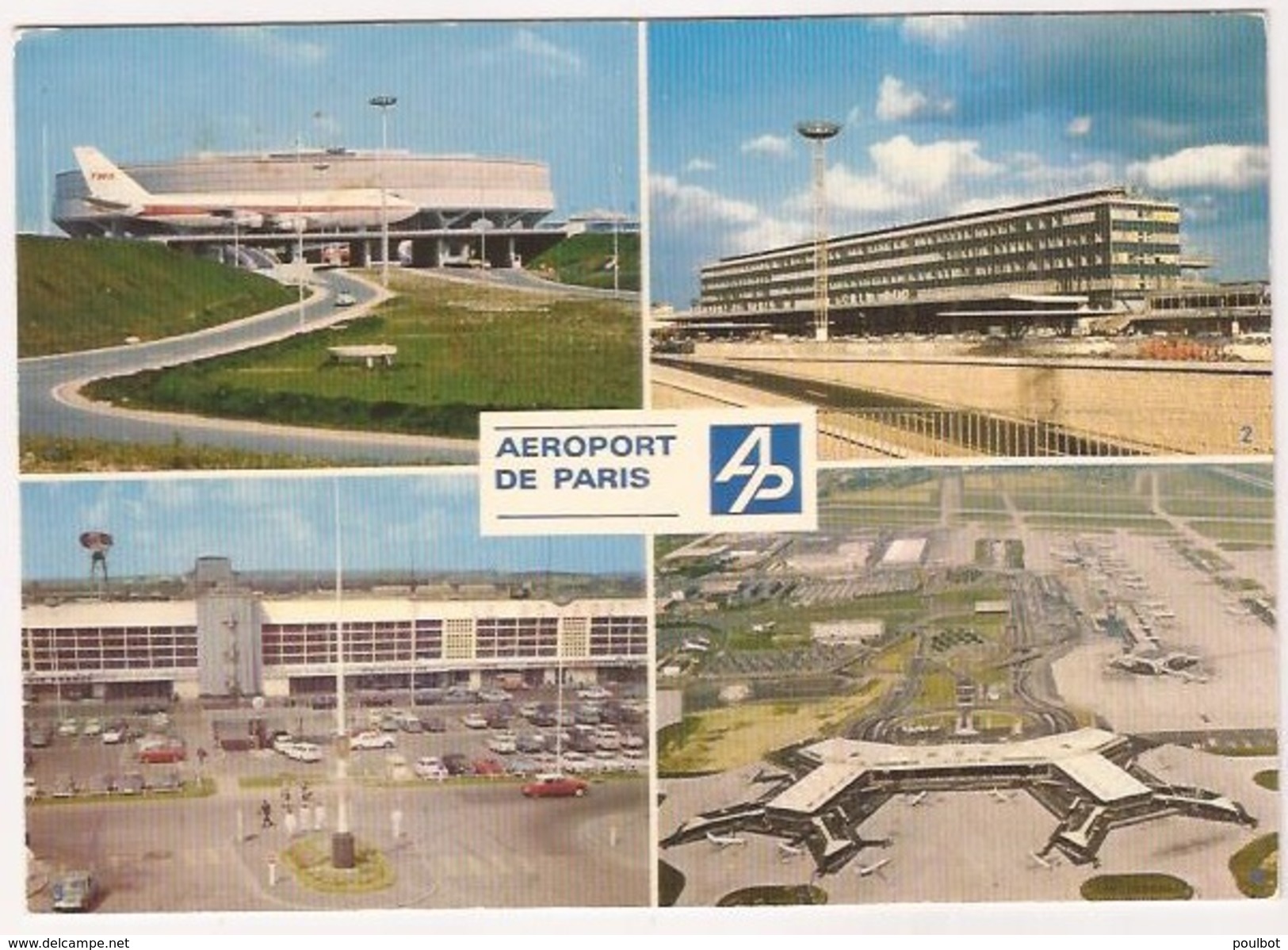 75 - Paris Multi Vue  Les Aéroport De Paris - Luchthaven