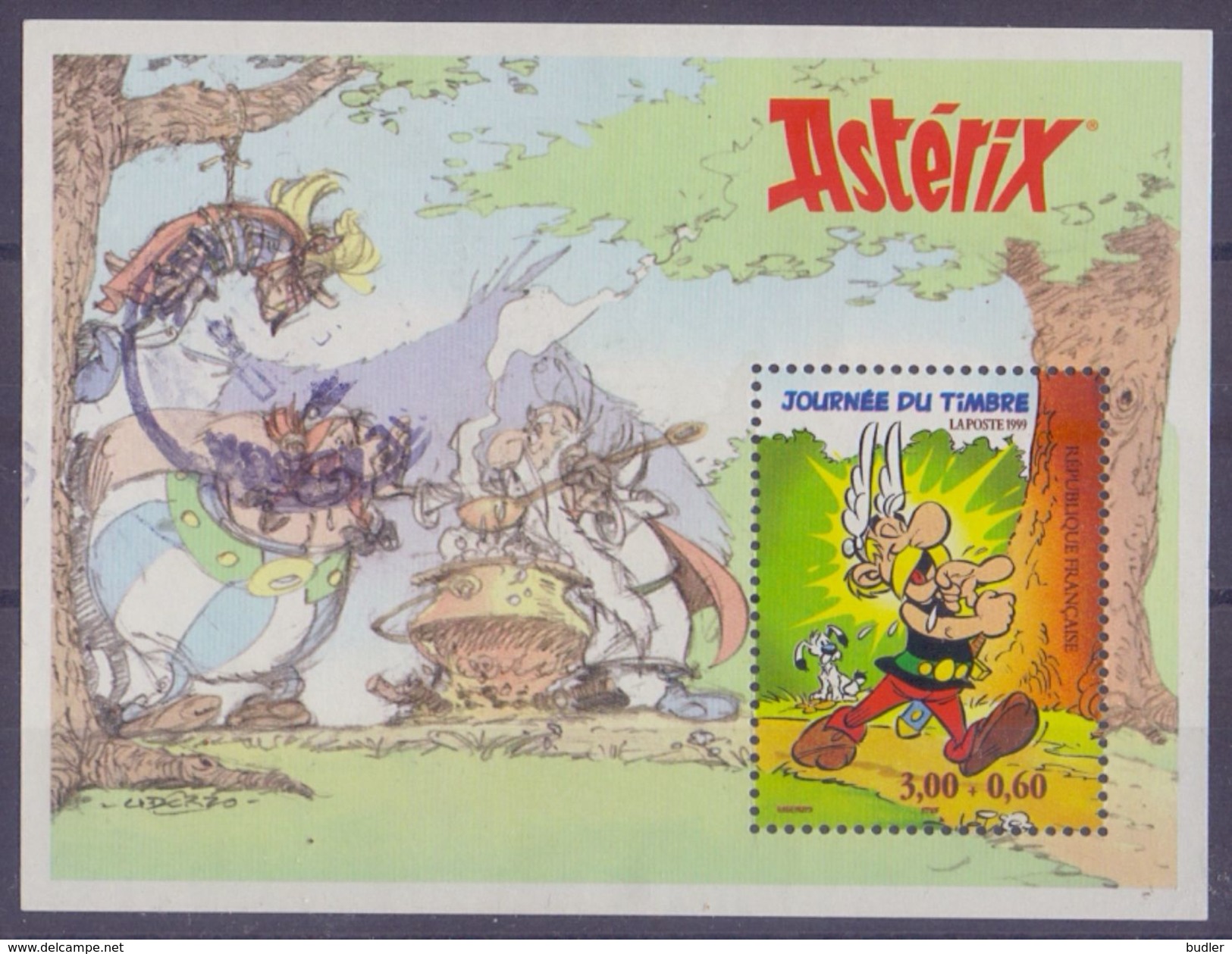 FRANCE :1999: Y.BF22 Neuf/postfris/mint : ## Journée Du Timbre : ASTÉRIX ## : STRIPS,BANDES DESSINÉES,GOSCINNY-UDERZO, - Bandes Dessinées