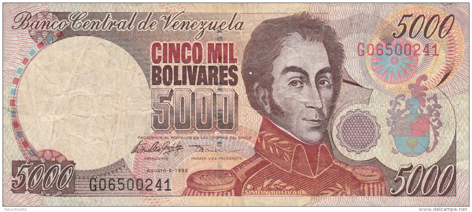 VENEZUELA 500 BOLIVARES 1988- VF (BA92 - Venezuela