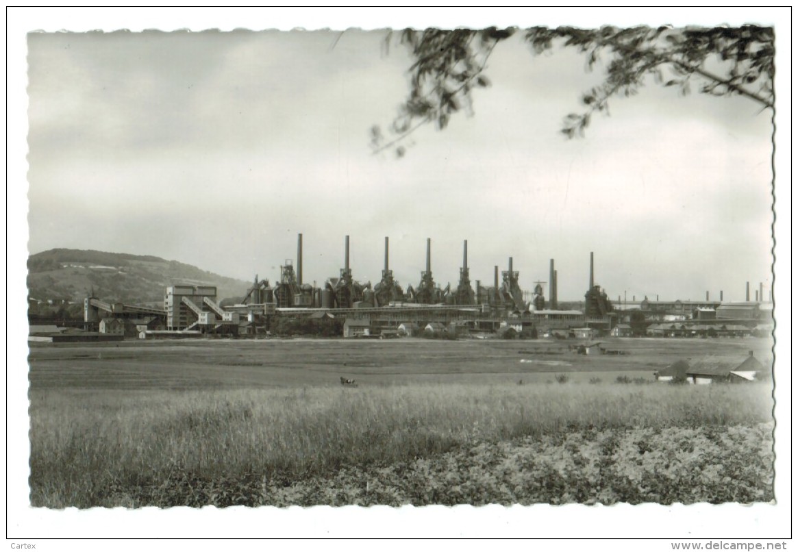 18463 Cpa    ROMBAS  : Vue Générale De L'Usine  , Les Hauts Fourneaux ! , Carte Photo !  ACHAT DIRECT ! - Other & Unclassified