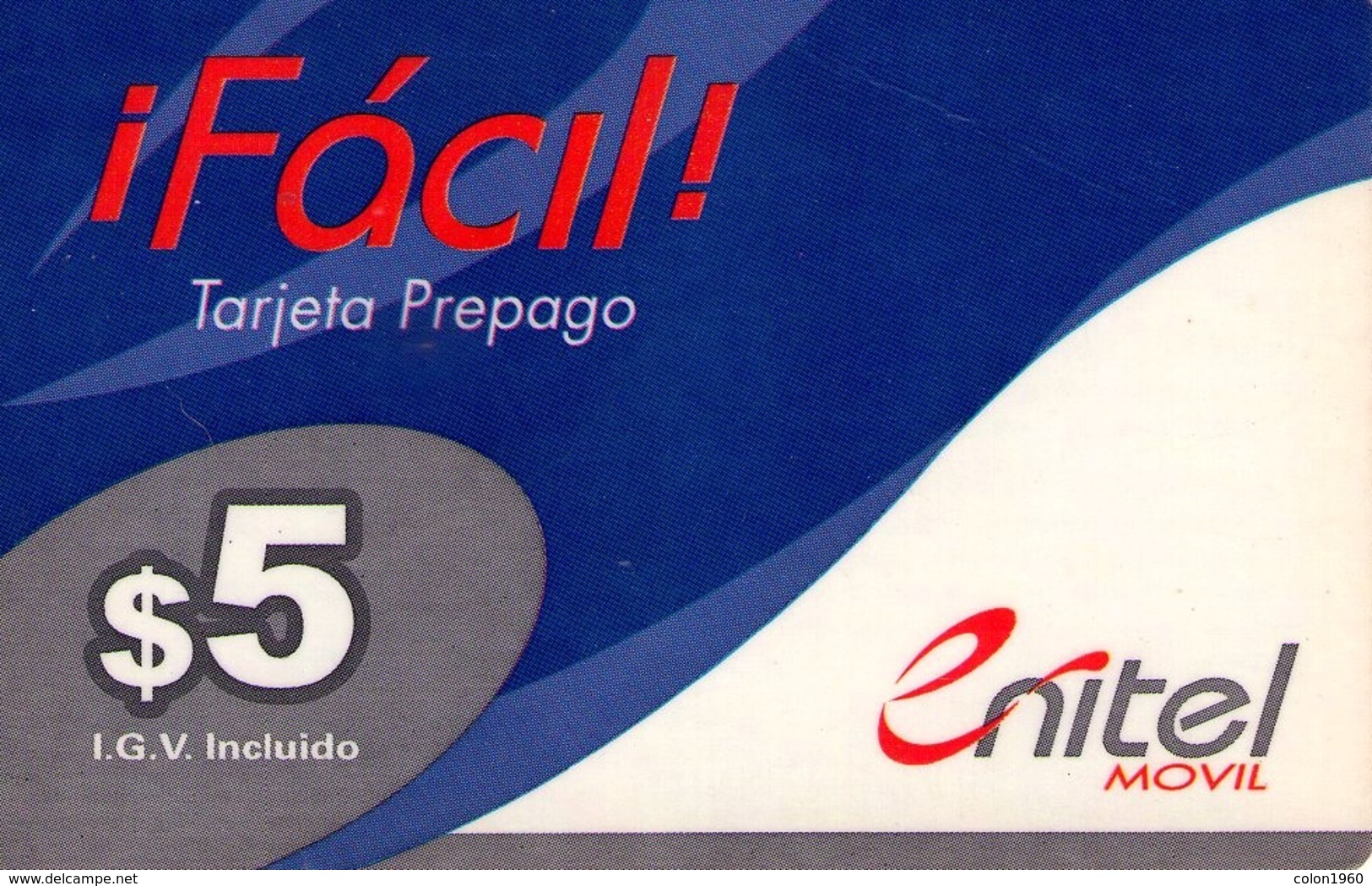 TARJETA TELEFONICA DE NICARAGUA (PREPAGO) (500) - Nicaragua