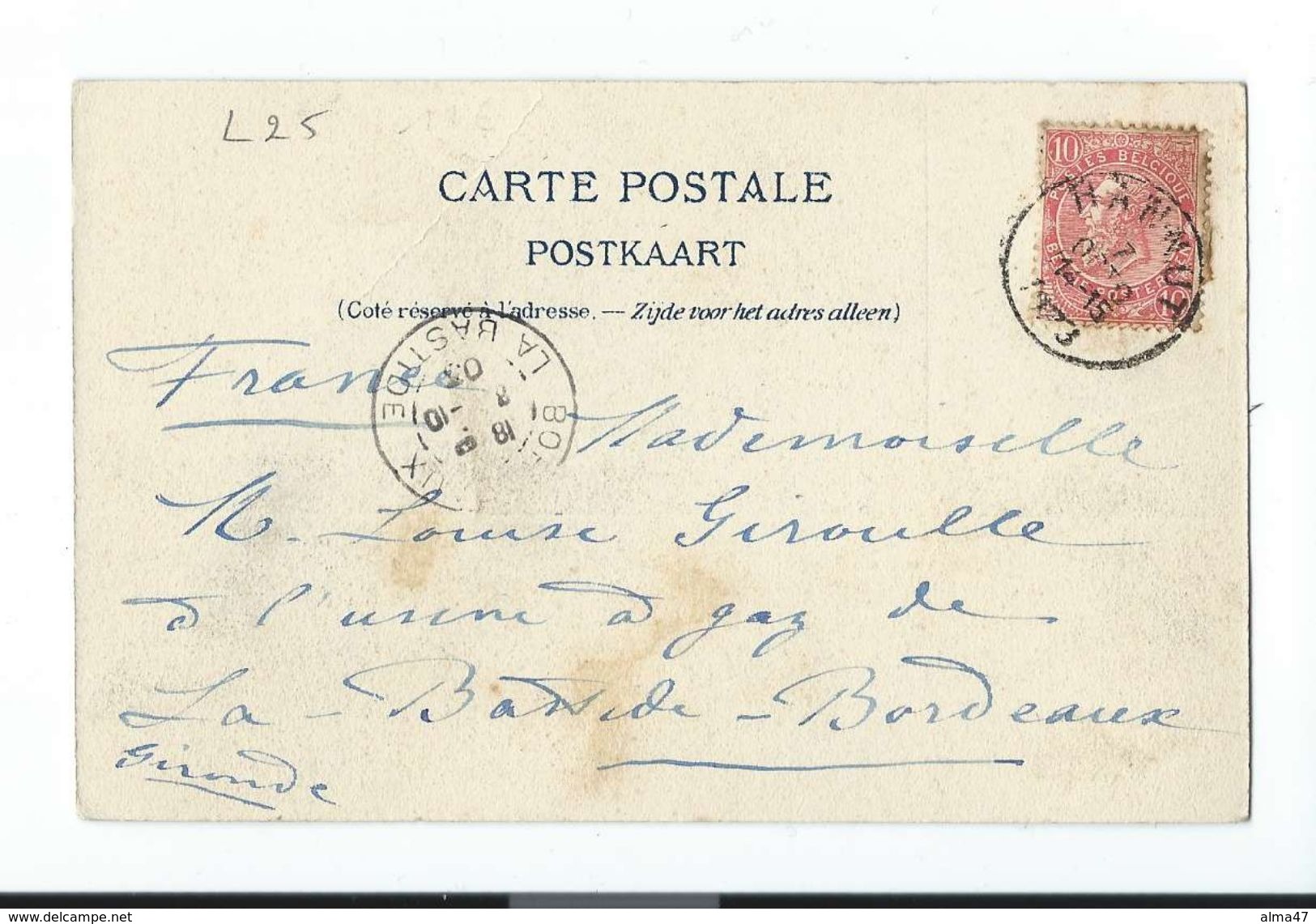 Hannut - Château De Herzée - Blehen - Circulé 1903 - Voir Verso Timbre ! - Hannuit