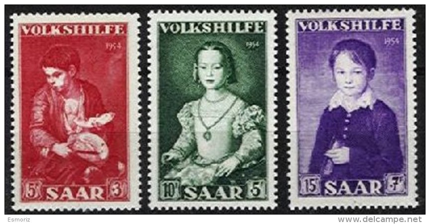 SARRE, Yv 334/6, Mi 354/6, ** MNH, VF/XF, Cat. &euro; 3,00 - Neufs