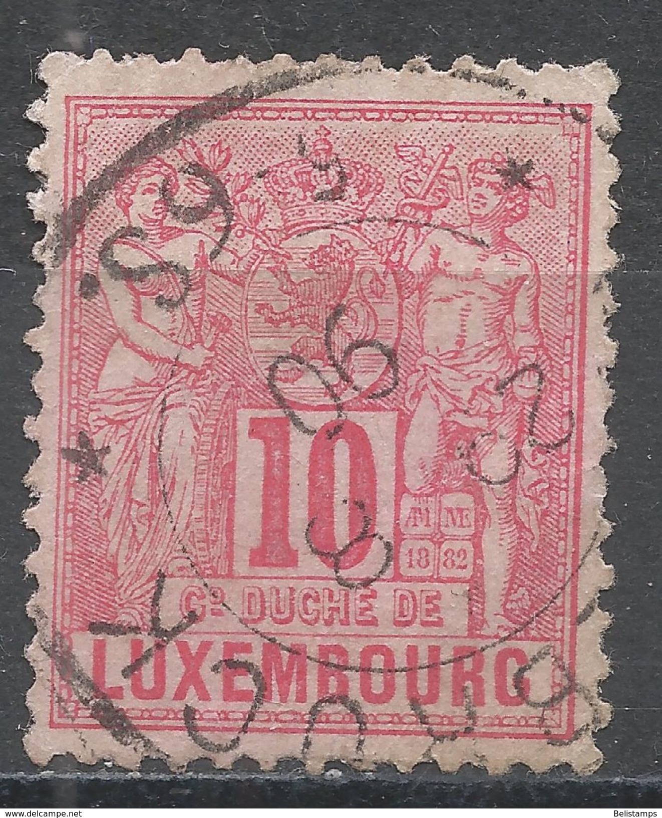 Luxembourg 1882. Scott #52 (U) Industry And Commerce - 1882 Allégorie