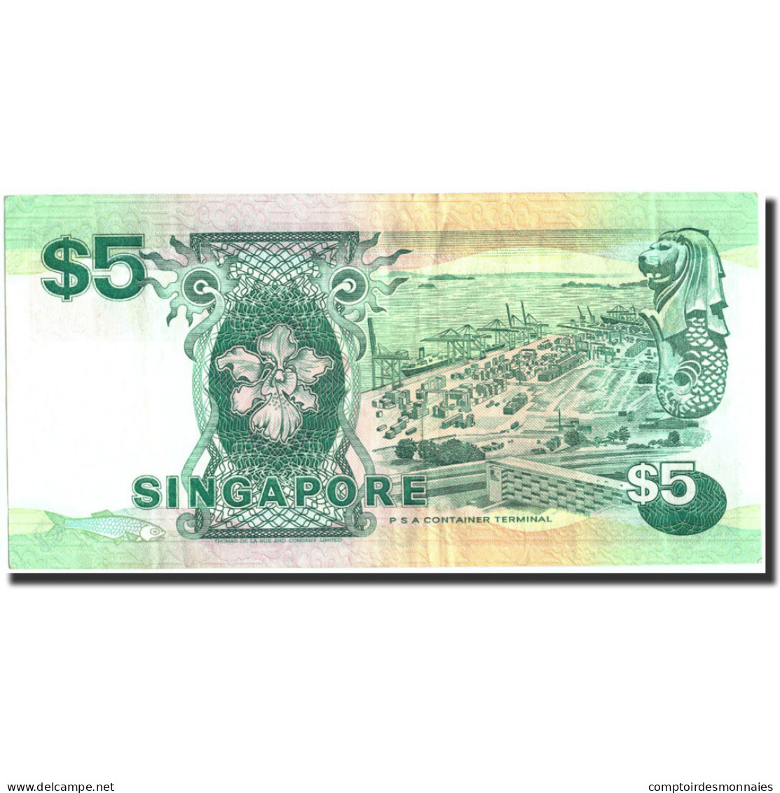 Billet, Singapour, 5 Dollars, Undated (1977), Undated, KM:35, TTB+ - Singapour