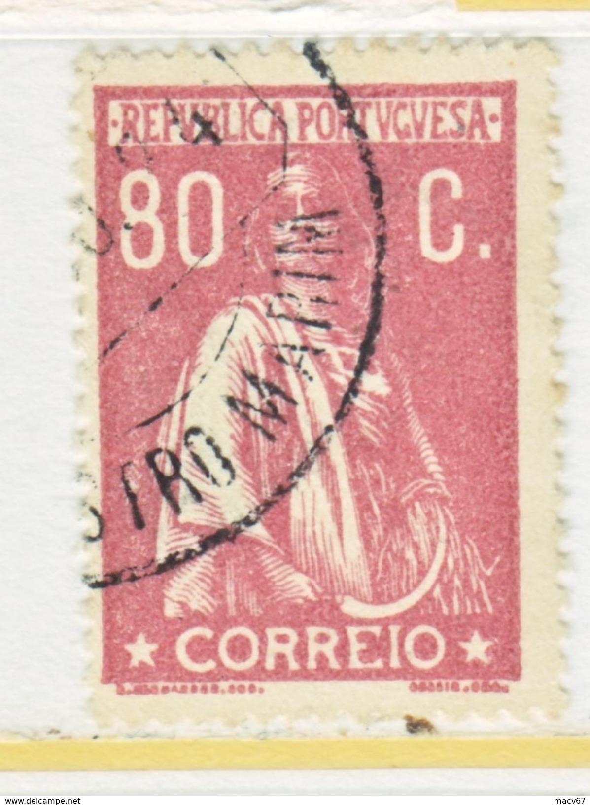 PORTUGAL  252   Perf  15 X 14  (o)     ORDINARY  PAPER - Used Stamps