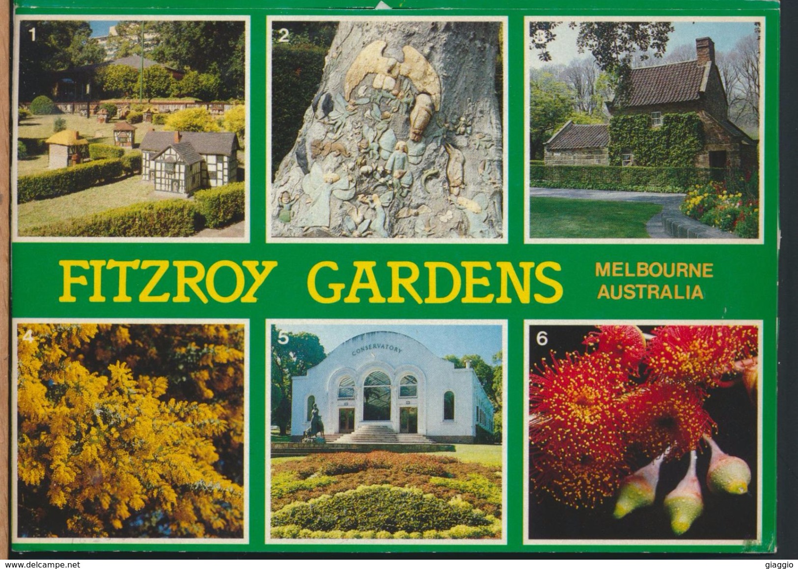 °°° 8086 - AUSTRALIA - MELBOURNE - FITZROY GARDENS - VIEWS - 1995 With Stanps °°° - Melbourne