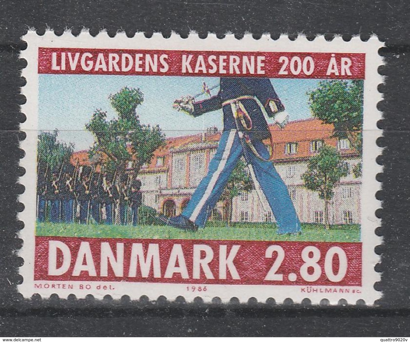 1986. Bicentenary Of Royal Danish Life Guards Barracks, Rosenborg. MNH (**) - Ungebraucht