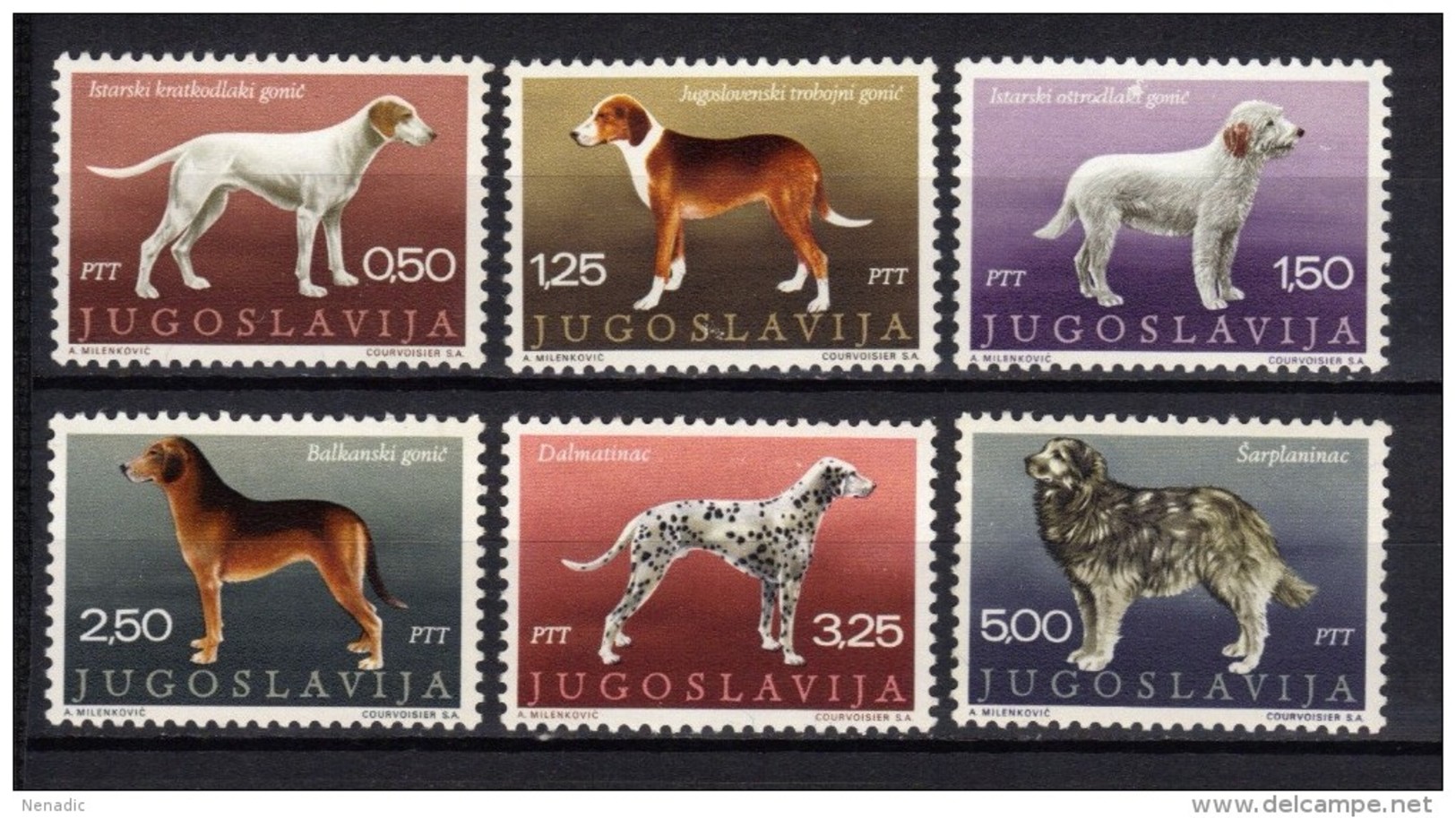 Yugoslavia,Fauna-Dogs 1970.,MNH - Ongebruikt