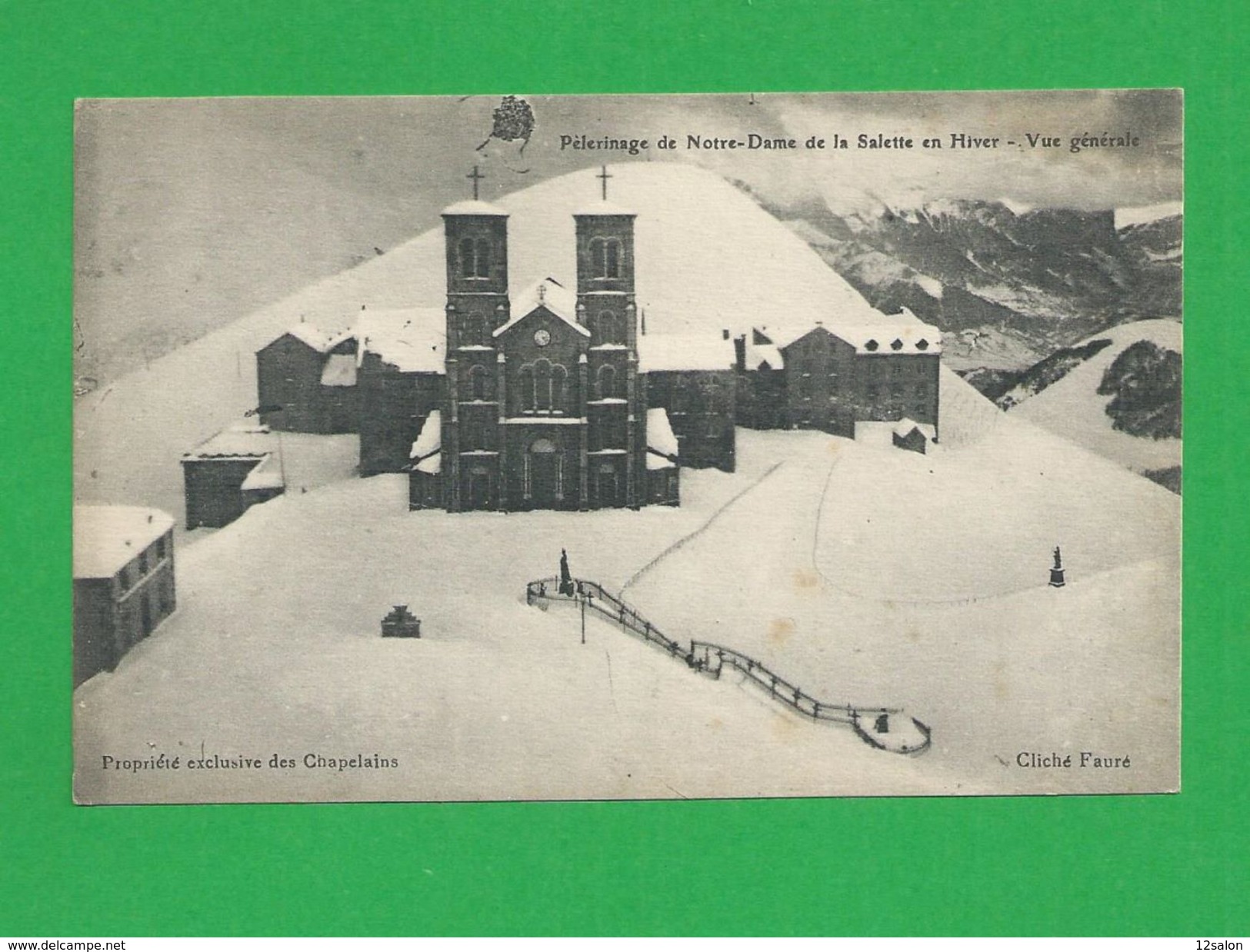 FRANCE LA SALETTE Pelerinage à Notre Dames De La Salette En Hiver - La Salette