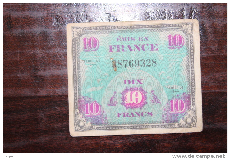 Billet France  10   Francs    1944   Liberation   Lot  4 - Unclassified