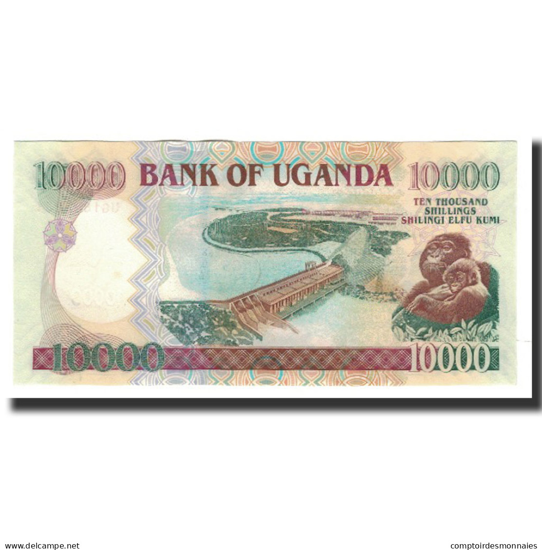 Billet, Uganda, 10,000 Shillings, 2007-11-25/23, KM:48, NEUF - Uganda