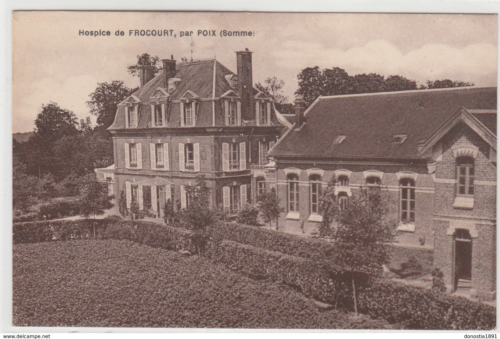 ( 80 - Somme )  Hospice De FROCOURT ( Près POIX ) - Autres & Non Classés