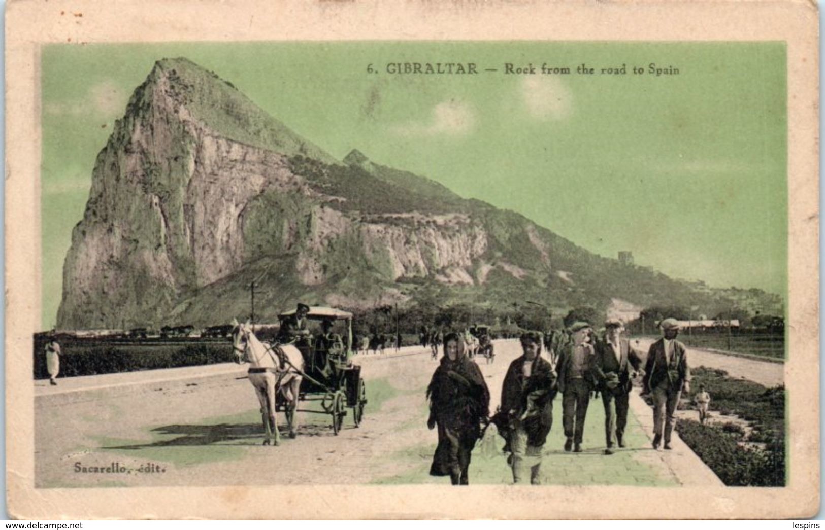 GIBRALTAR -- Rock From The Roal To Spain - Gibraltar