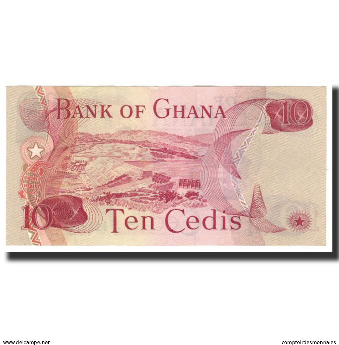 Billet, Ghana, 10 Cedis, 1977-01-02, KM:16e, NEUF - Ghana