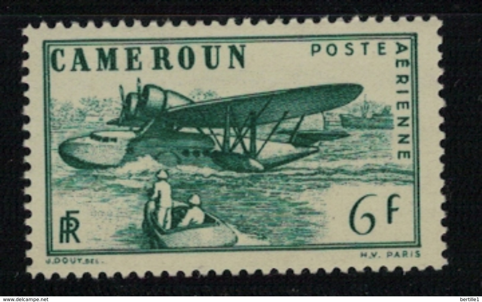 CAMEROUN       N° YVERT  :   PA  7      NEUF AVEC  CHARNIERES      ( 1035    ) - Airmail